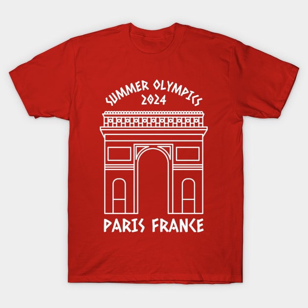 2024 SUMMER OLYMPICS PARIS FRANCE T-Shirt by Cult Classics